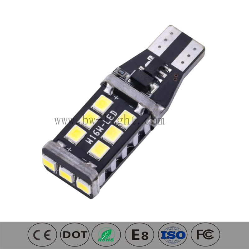 T15自動車バックアップ逆ライトLED電球 