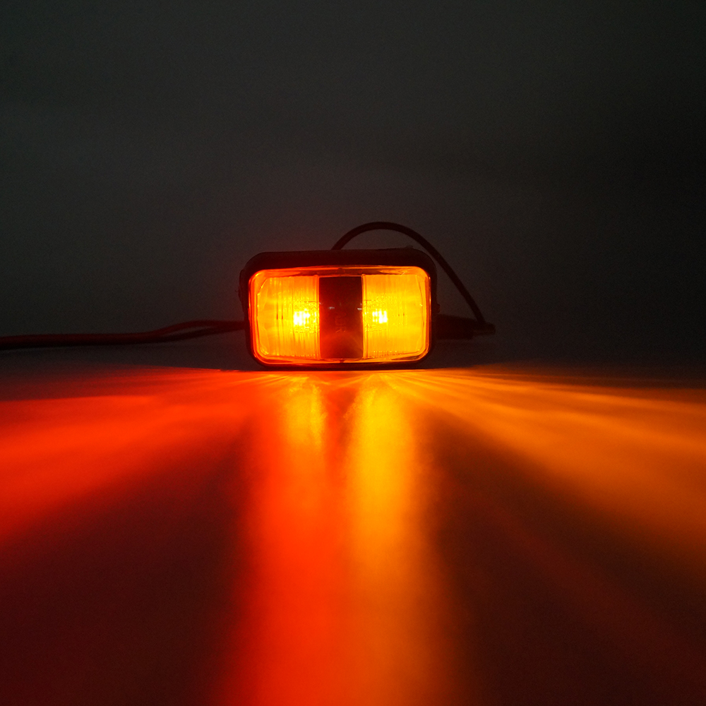 2.5インチの赤いデュアル機能LEDサイドマーカーライト 